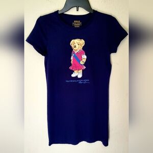 Ralph Lauren Polo Bear Jersey Tee Dress